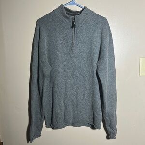 Exofficio Mens Wool Blend‎ Gray Sweater | Large